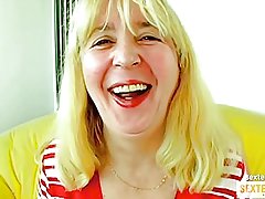 Oma (68) haarig und geil blaesst und fickt grenið dick